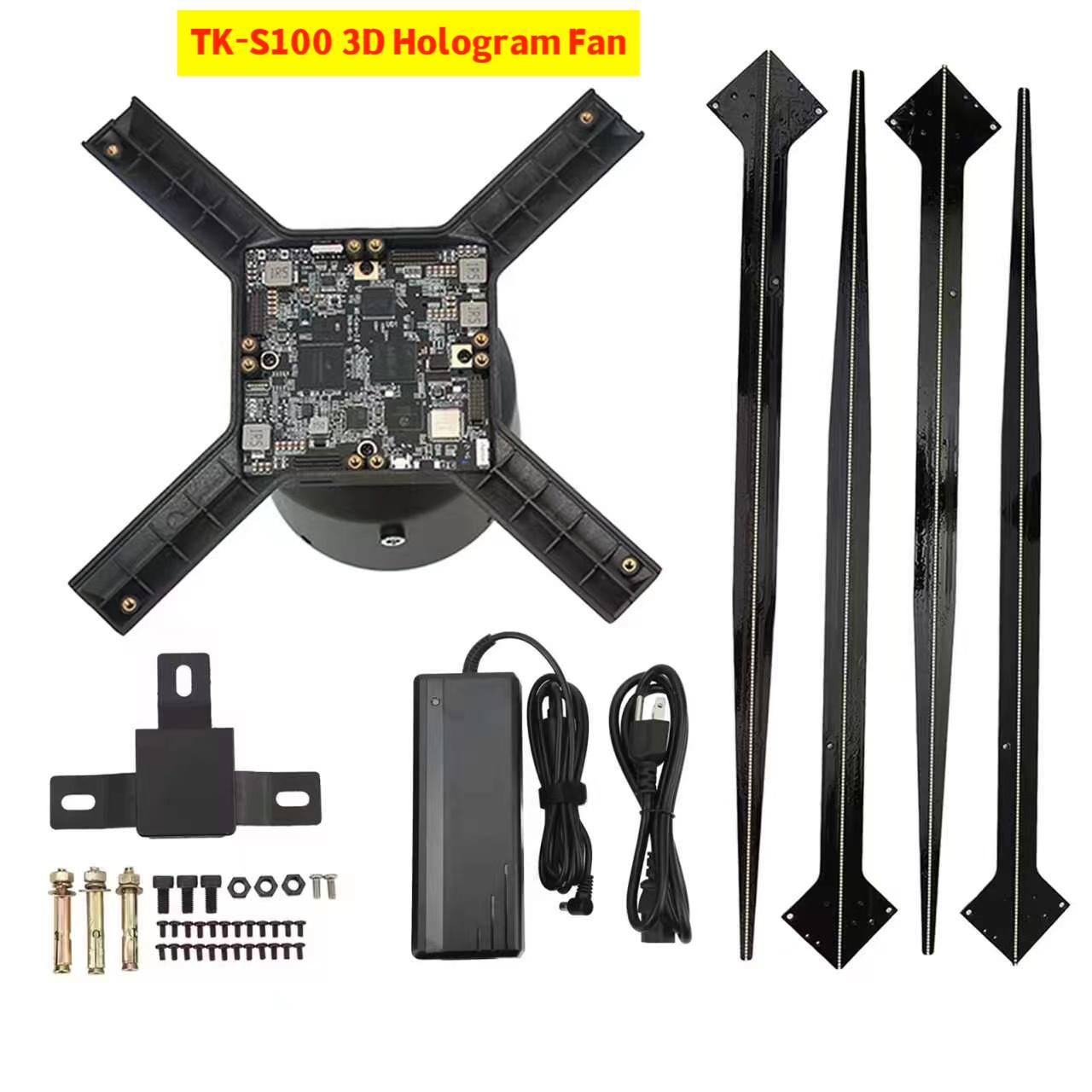 TK-S100 Remotely Control 3D Hologram Fan