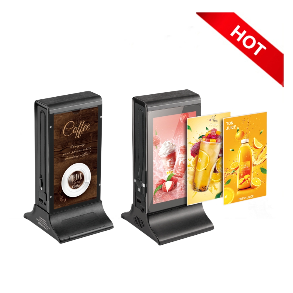 Hot Sale FYD-835S Restaurant Advertising Charging Station Menu Power Bank