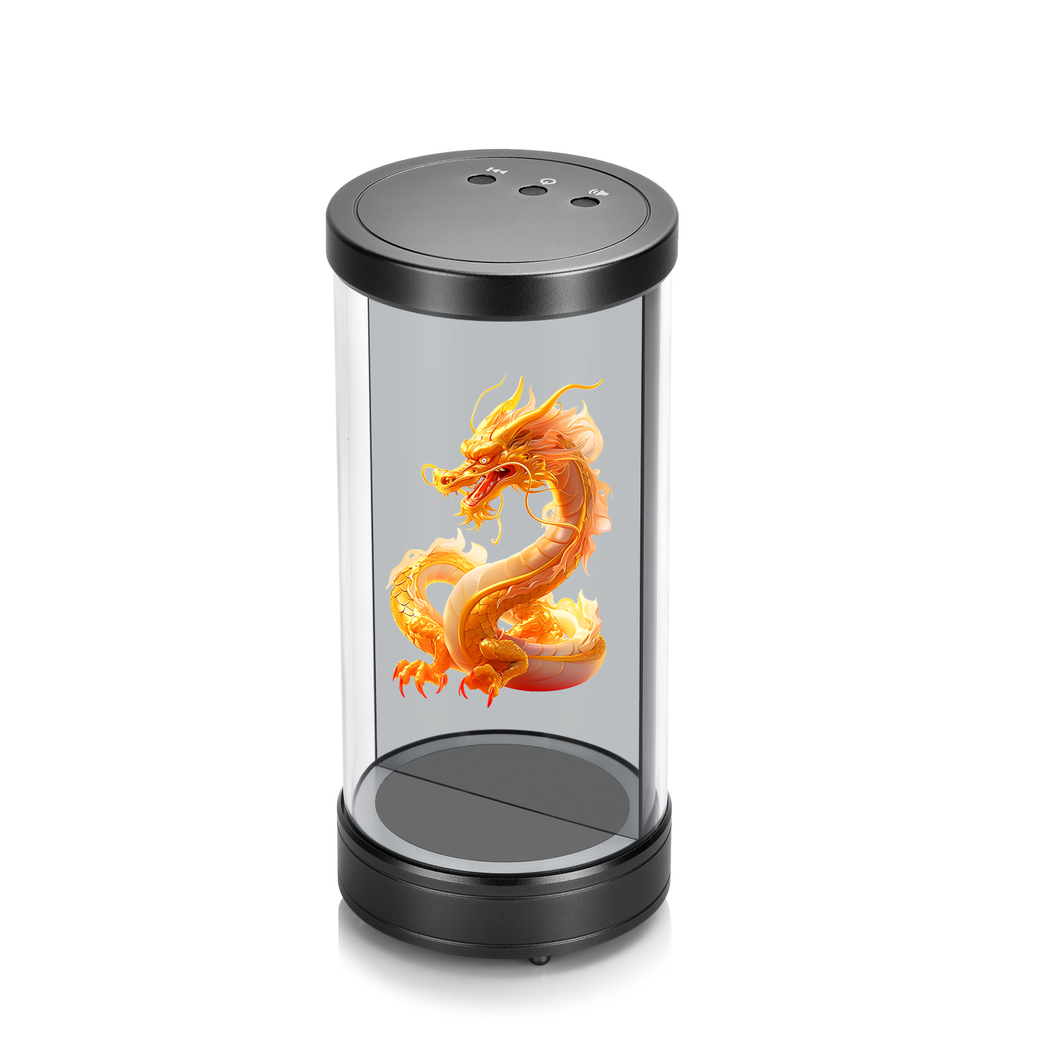 FYD-5.5 Desktop Portable Battery Powered Hologram Cylinder Box Holotube Cabinet 