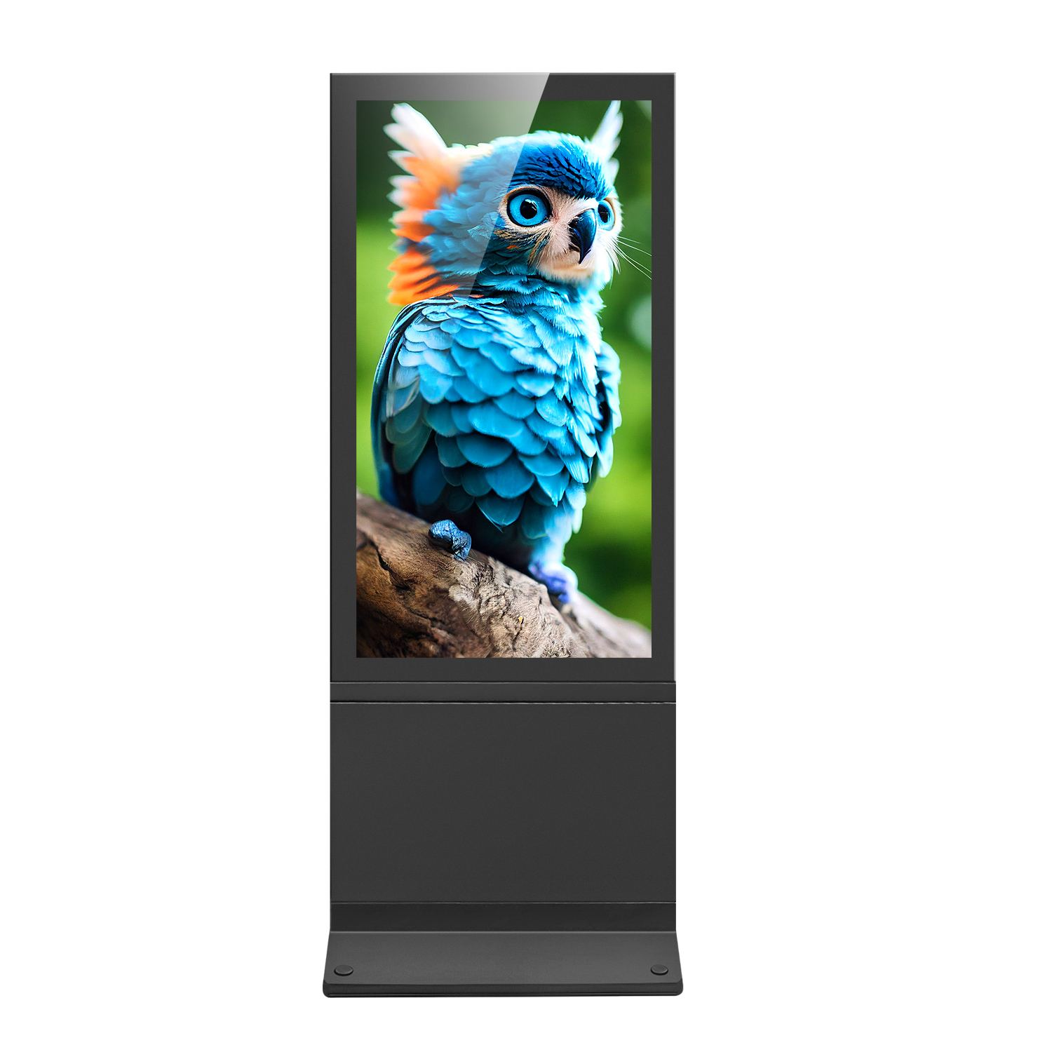 Floor Standing Outdoor Waterproof 4000nits Ultra-thin LCD Advertising Display Di
